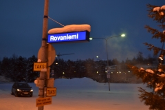 Rovaniemi Station Sign