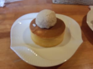 チーズのパンケーキ