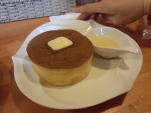 バターのパンケーキ