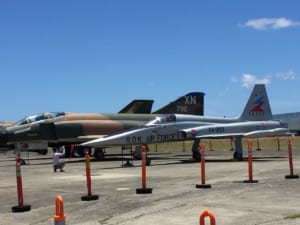 戦闘機が勢揃い