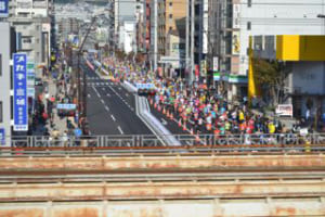 電車の中から